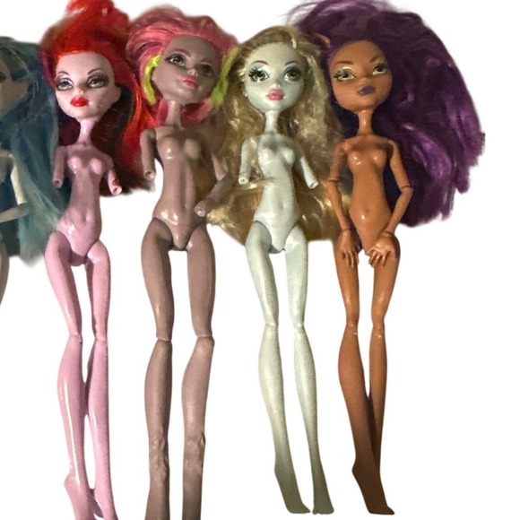 monster high Other - Monster High Doll Lot of 4 Nude Custom OOAK Part Clawdeen Operetta marisol coxi